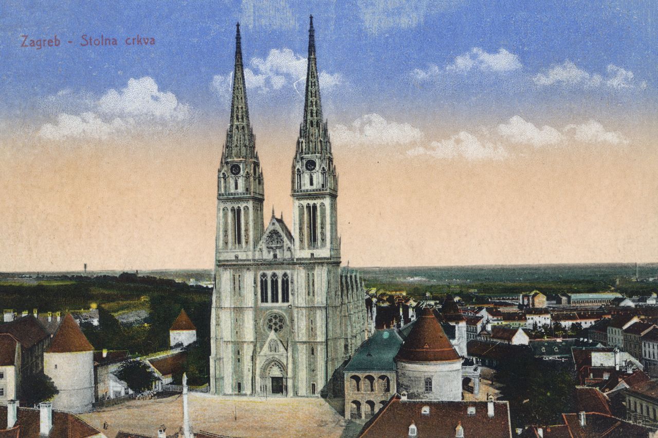 Katedrala oko 1910. godine (Stolna crkva)